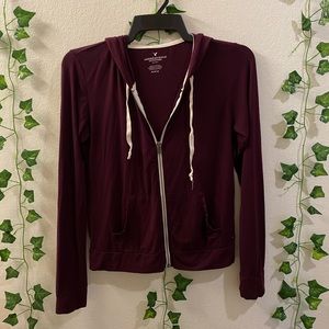 American Eagle Lightweight Zip Hoodie